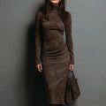 Maison Giada Suede Dress