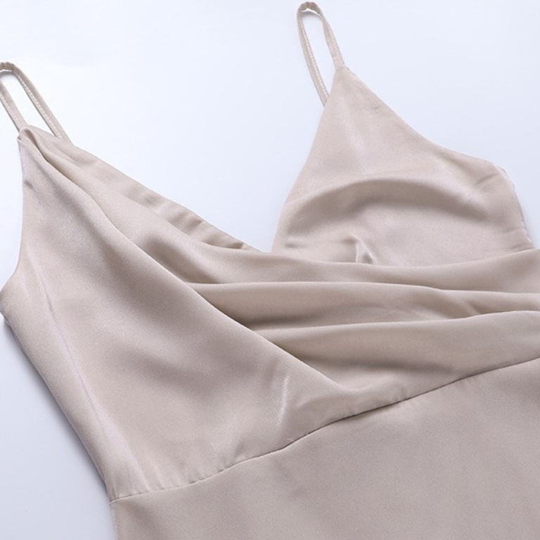 Vestido de seda