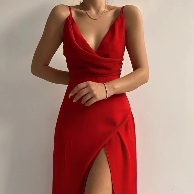 Vestido de seda