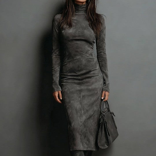 Maison Giada Suede Dress